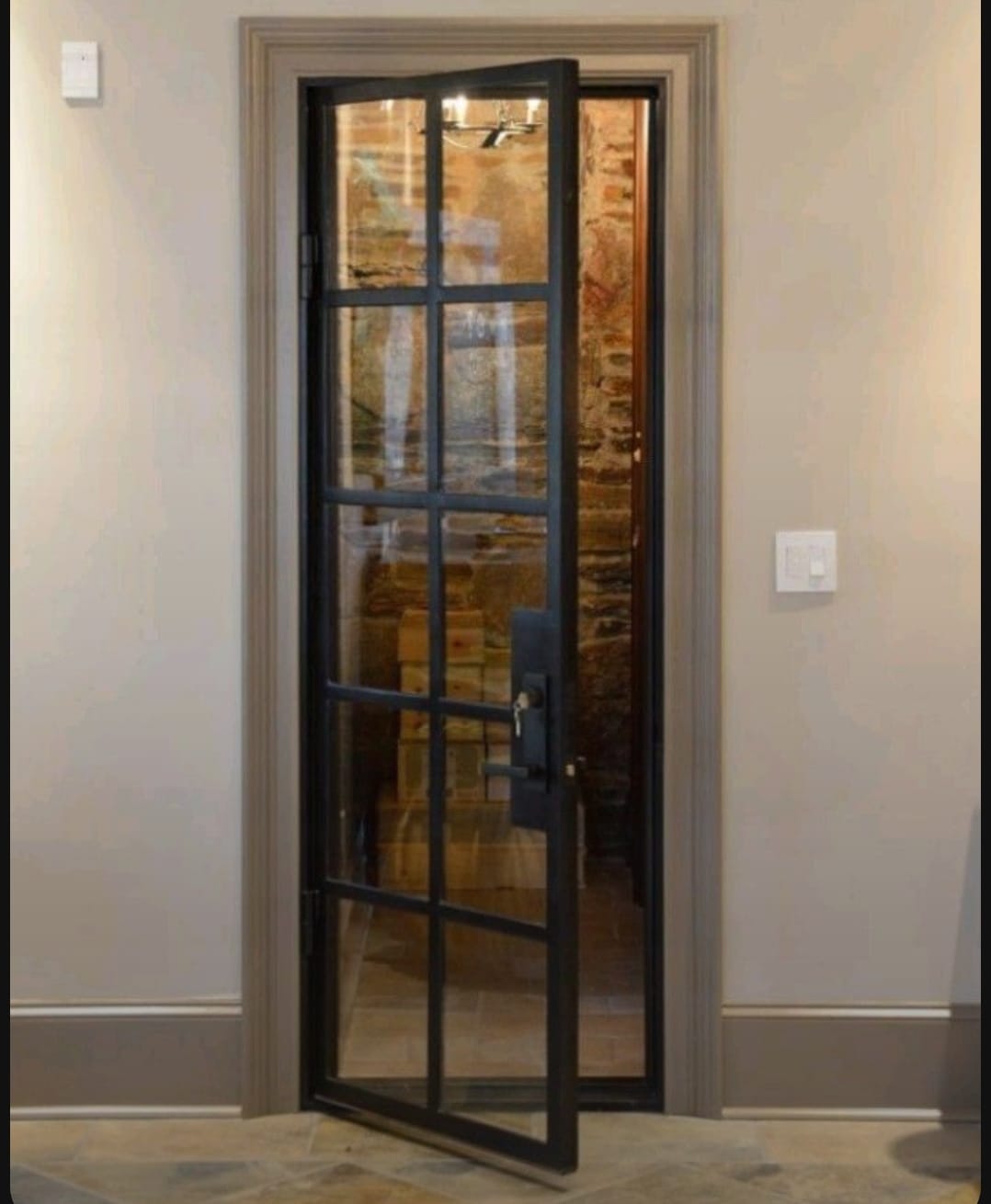 Black French Door